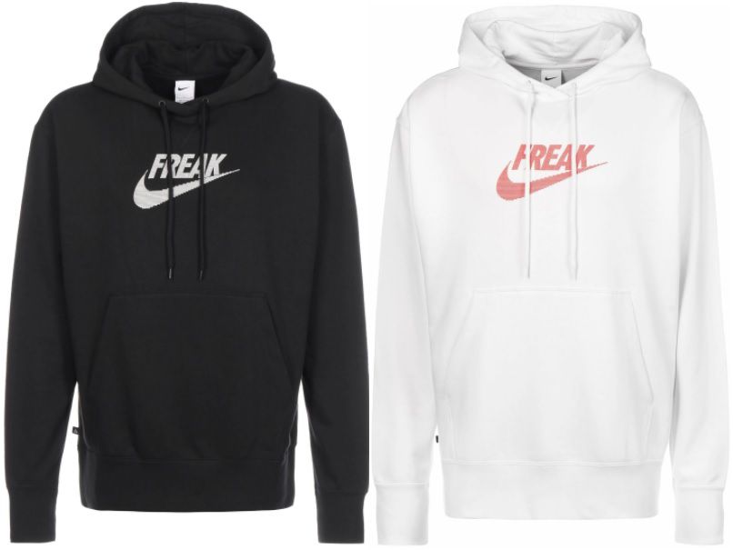 Nike Hoody GIANNIS FREAK in Schwarz oder Weiß noch in Größe M und L ab 41,24€ (statt 49€)