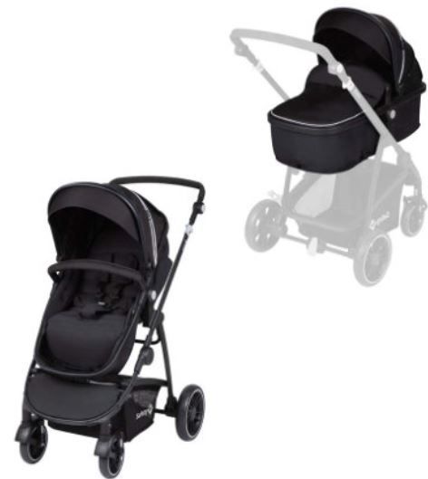 Topp! Safety 1st Crossy Pure Black 2in1 Kombikinderwagen für 82,79€ (statt 180€)