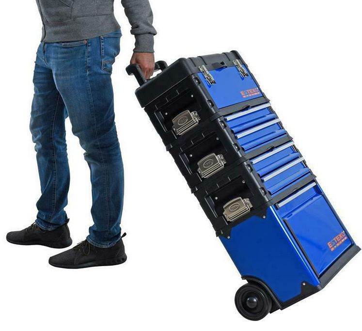 Estexo Metall Werkzeugtrolley mit Rädern für 129,95€ (statt 170€)
