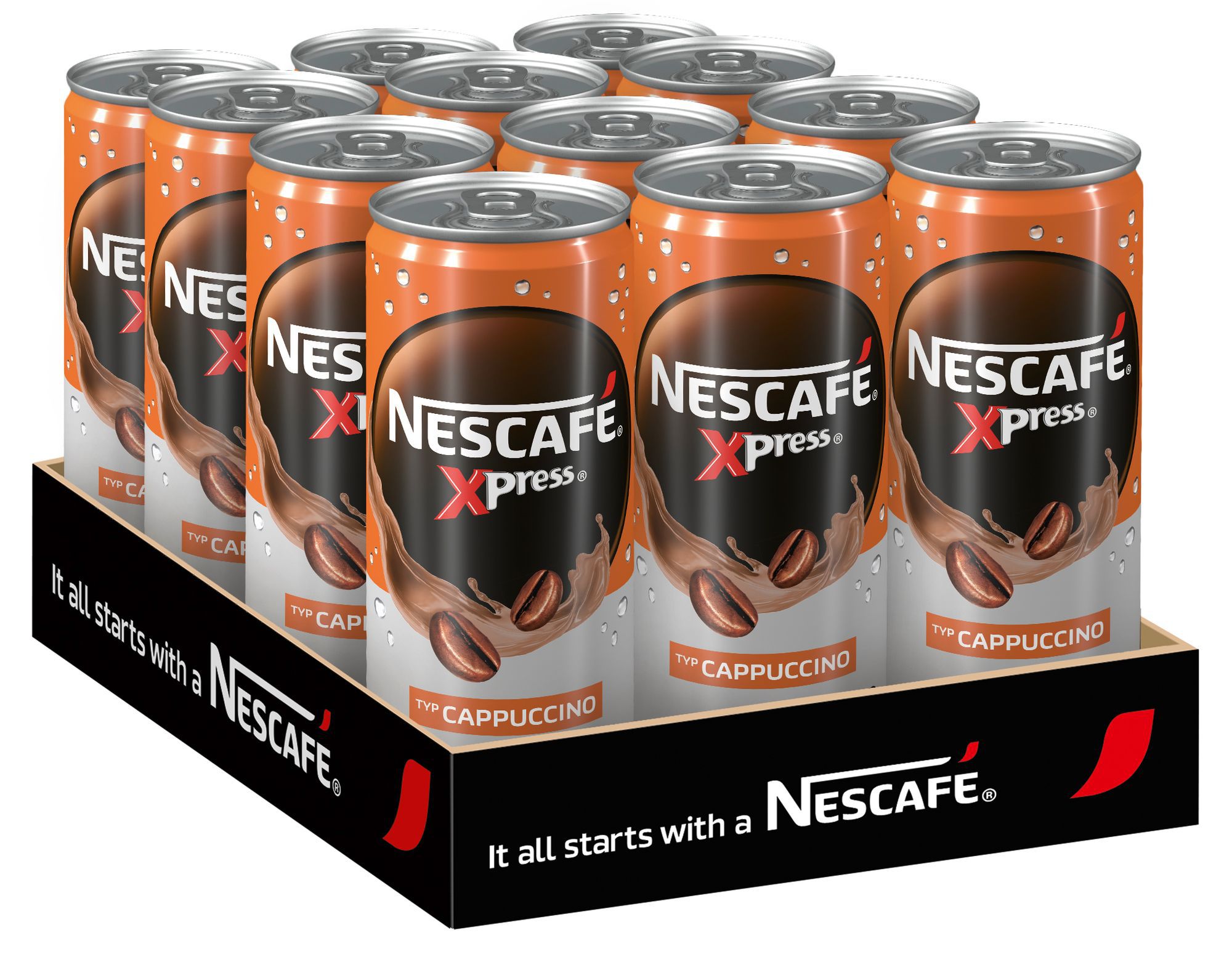 3x 12er Pack Nescafé Xpress Eis Kaffee für 16,99€ (statt 24€)   MHD Ware