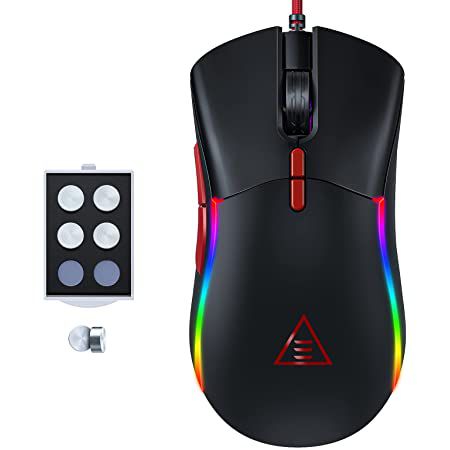 EKSA EM200 RGB Gaming Maus mit 12.000 DPI & 7 programmierbaren Tasten für 11,99€ (statt 20€)   Prime