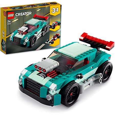 LEGO 31127 Creator 3in1 Straßenflitzer, Rennwagen & Hot Rod für 13,59€ (statt 18€)   Prime