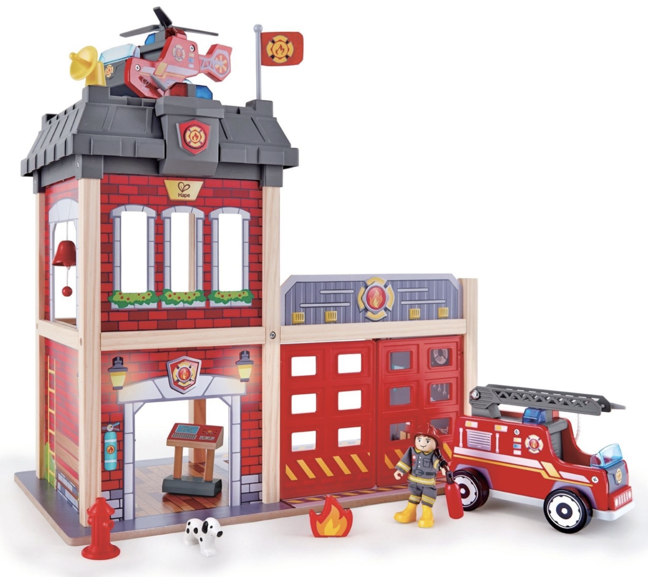 Hape Großstadt Feuerwache aus Holz für 42,12€ (statt 70€)