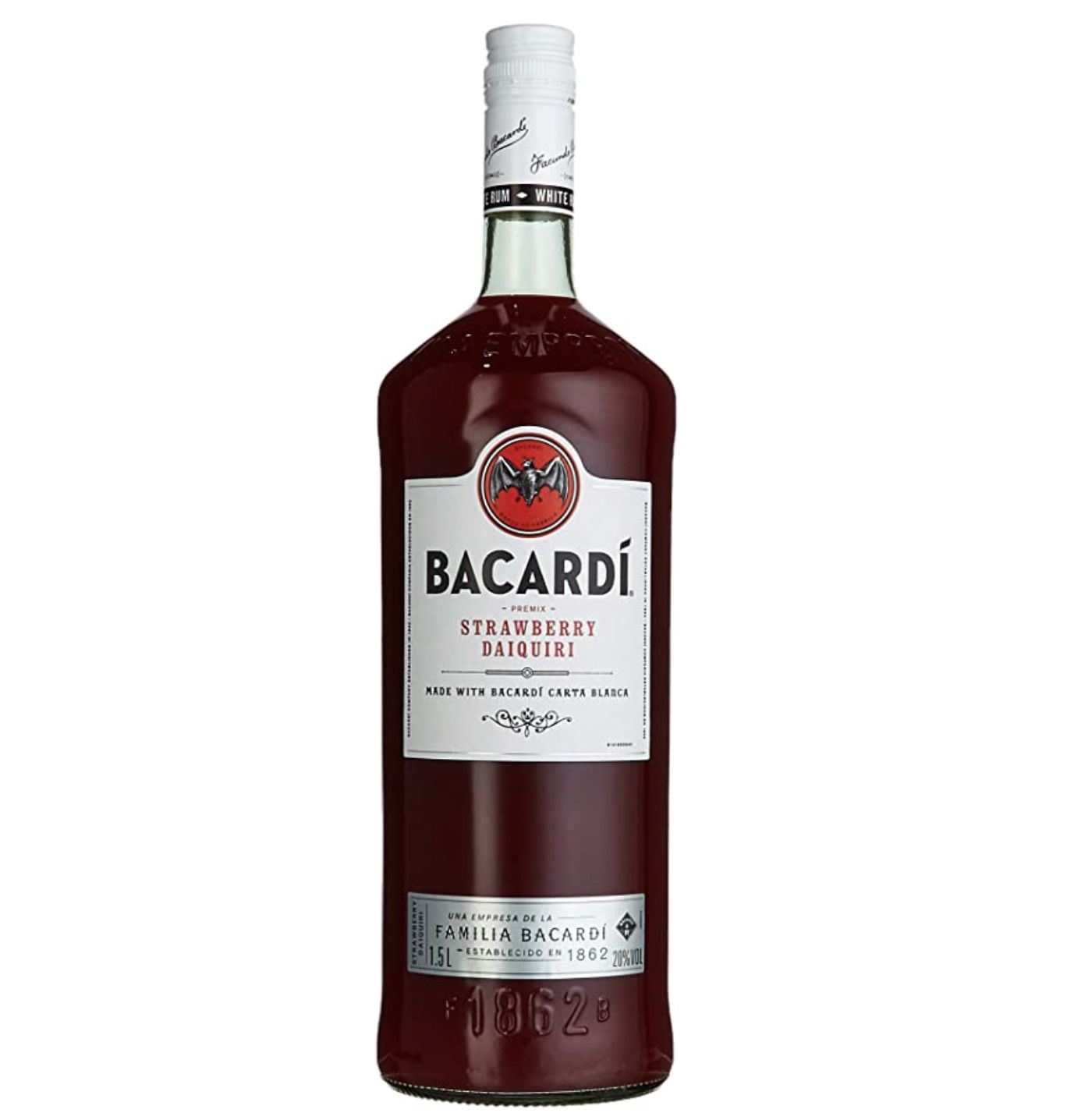 Bacardi Frozen Daiquiri Premix Erdbeere 1,5 Liter für 27,90€ (statt 33€)