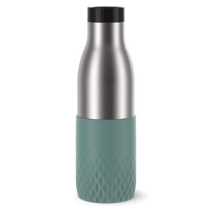 Emsa Bludrop Sleeve Trinkflasche 0,5 Liter in Petrol für 14,64€ (statt 23€)   Prime