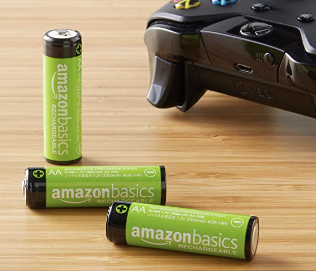24er Pack Amazon Basics AA Batterien wiederaufladbar 2.000 mAh für 22,52€ (statt 27€)   Prime