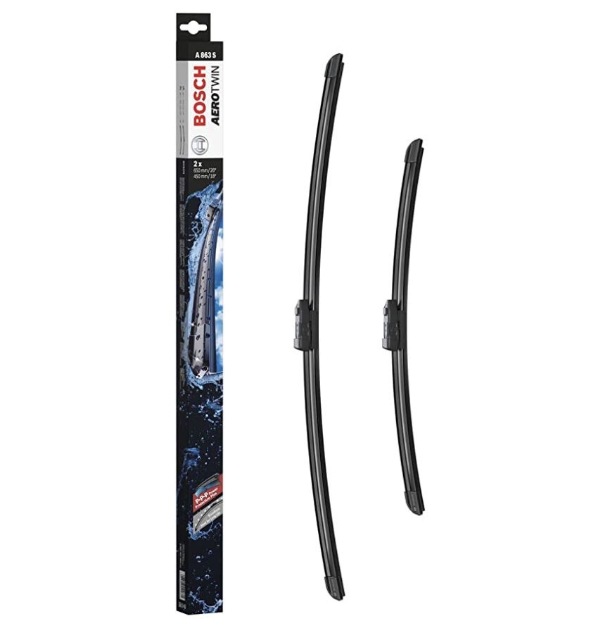 Bosch Scheibenwischer Aerotwin A863S (650mm/450mm) für 14,38€ (statt 20€)