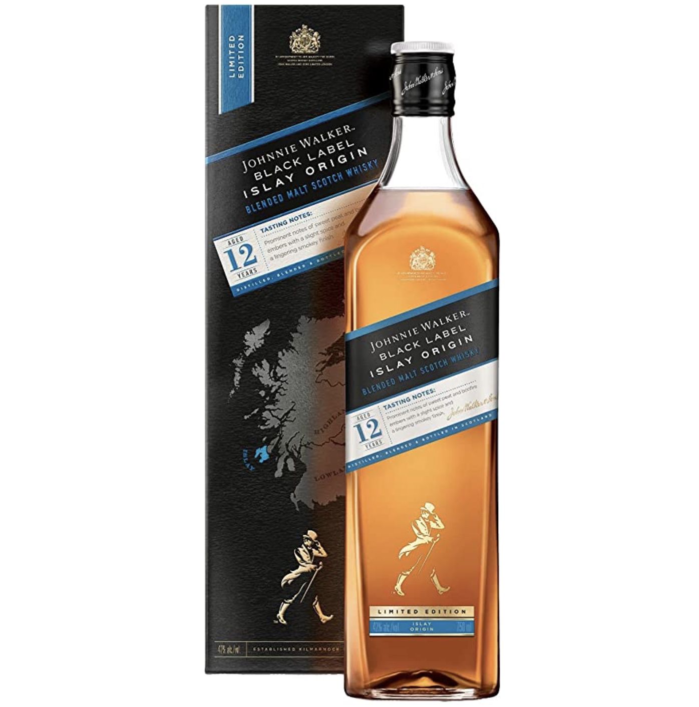 Johnnie Walker Black Label 12 Years Old Islay Origin LE Blended Malt Scotch Whisky für 20,60€ (statt 32€)   Prime