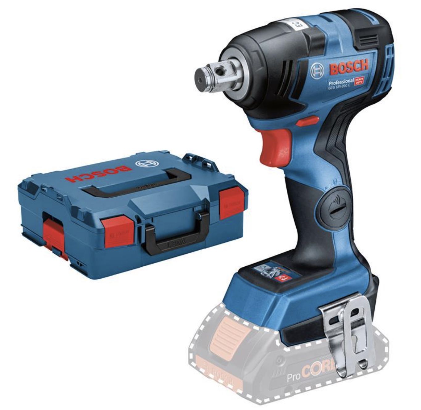 Bosch GDS 18V 200 C Professional Akku Schlagschrauber inkl. L Boxx für 126,65€ (statt 152€)