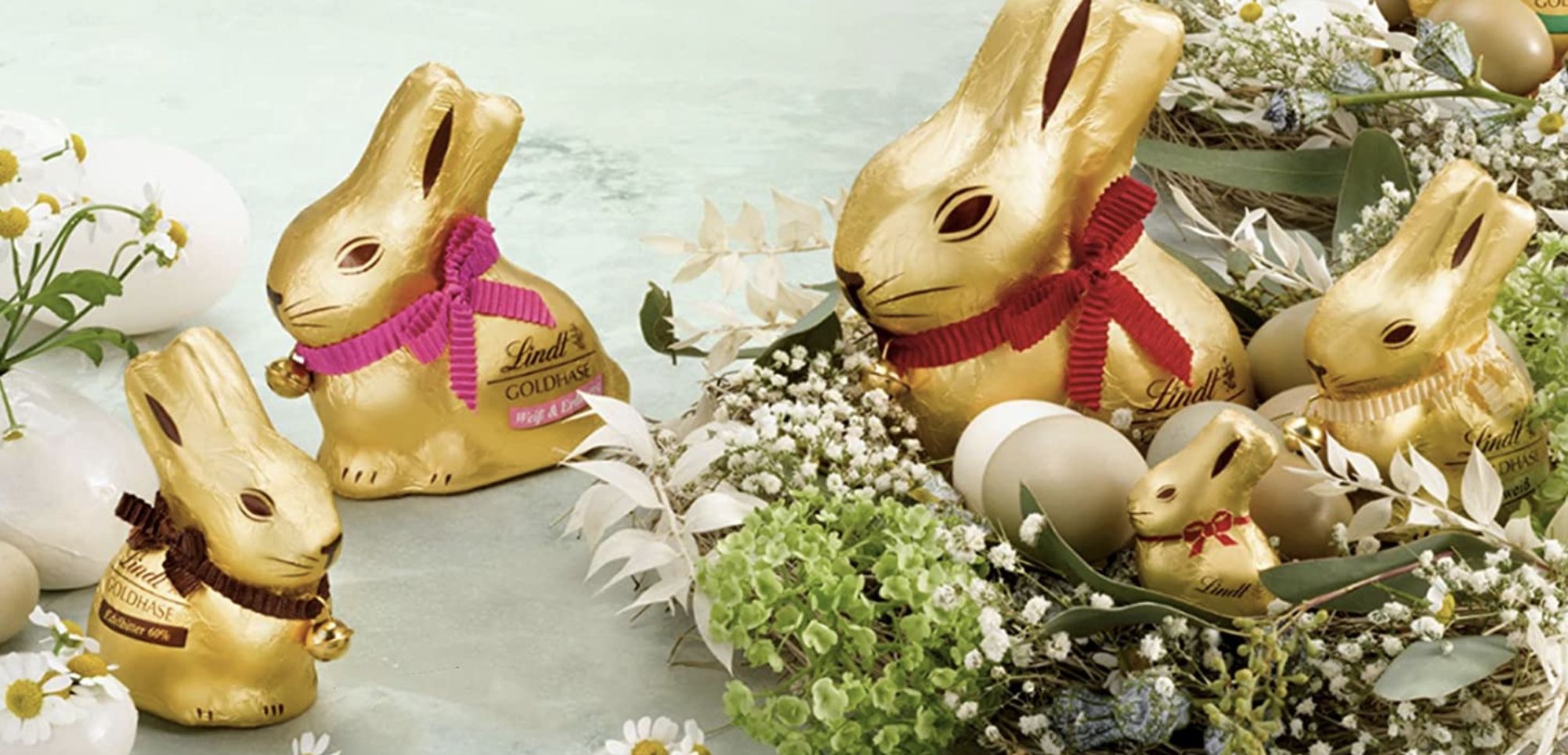 Schnell sein: 4x Lindt Goldhase Premium Weiße Schokolade je 100g für 3,58€ (statt 15€)