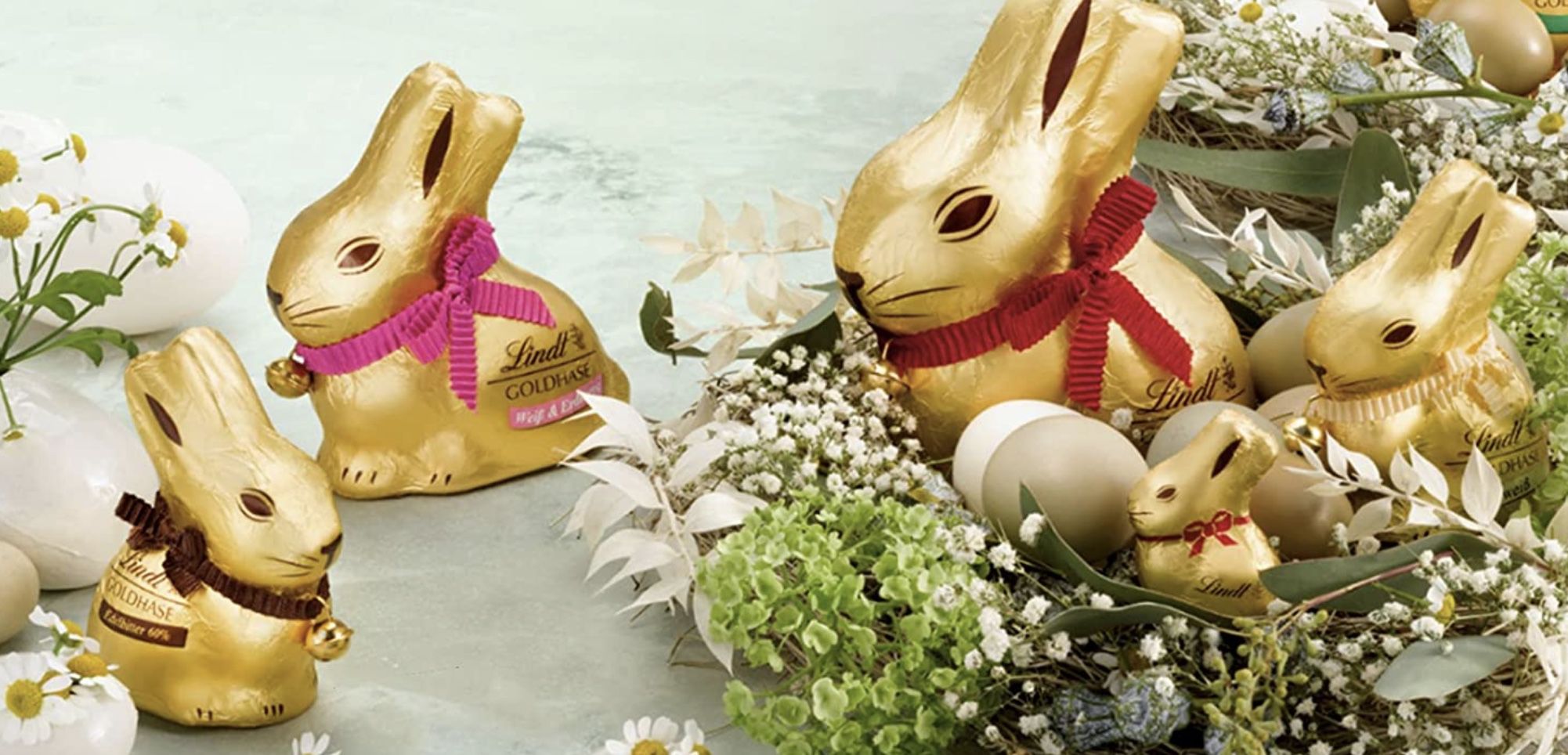 4x Lindt Goldhase Premium Weiße Schokolade je 100g für 9,99€ (statt 15€)