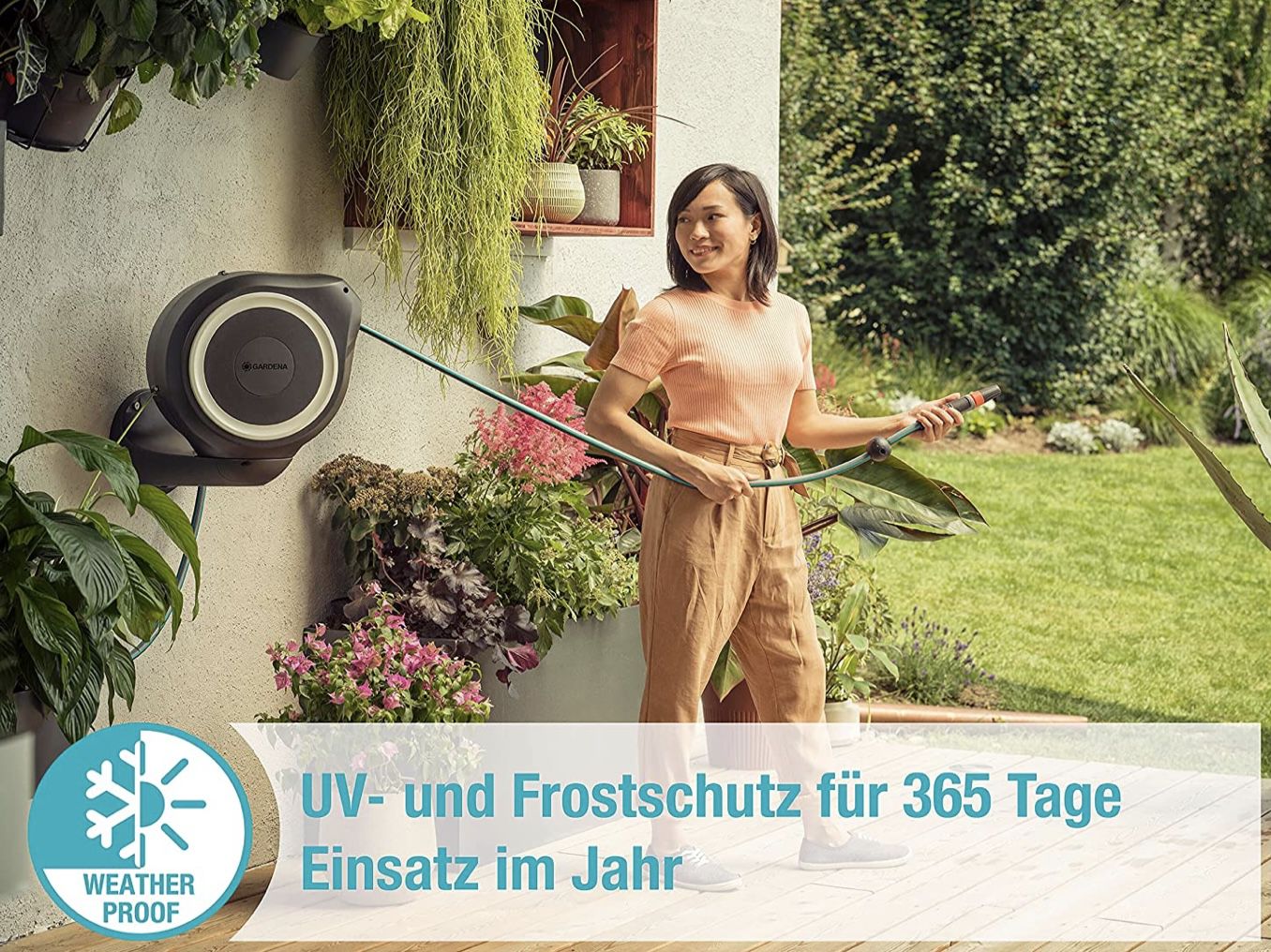 Gardena Wand Schlauchbox RollUp S 15m für 67,42€ (statt 81€)