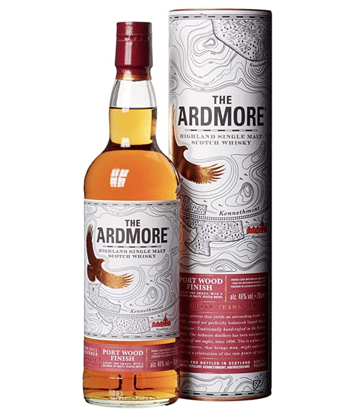 Ardmore 12 Jahre Port Wood Finish Single Malt Whisky für 41€ (statt 44€)