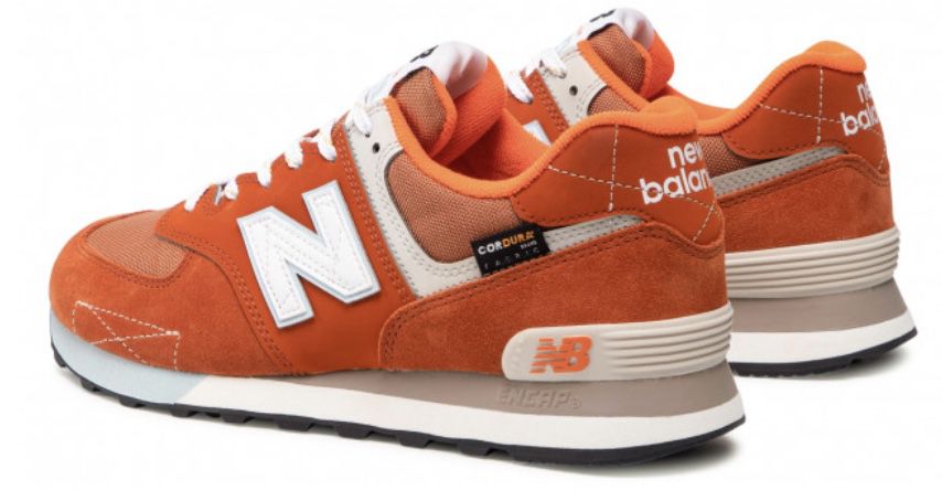 New Balance ML574HS2 in Orange bis Größe 50 für 66,50€ (statt 79€)