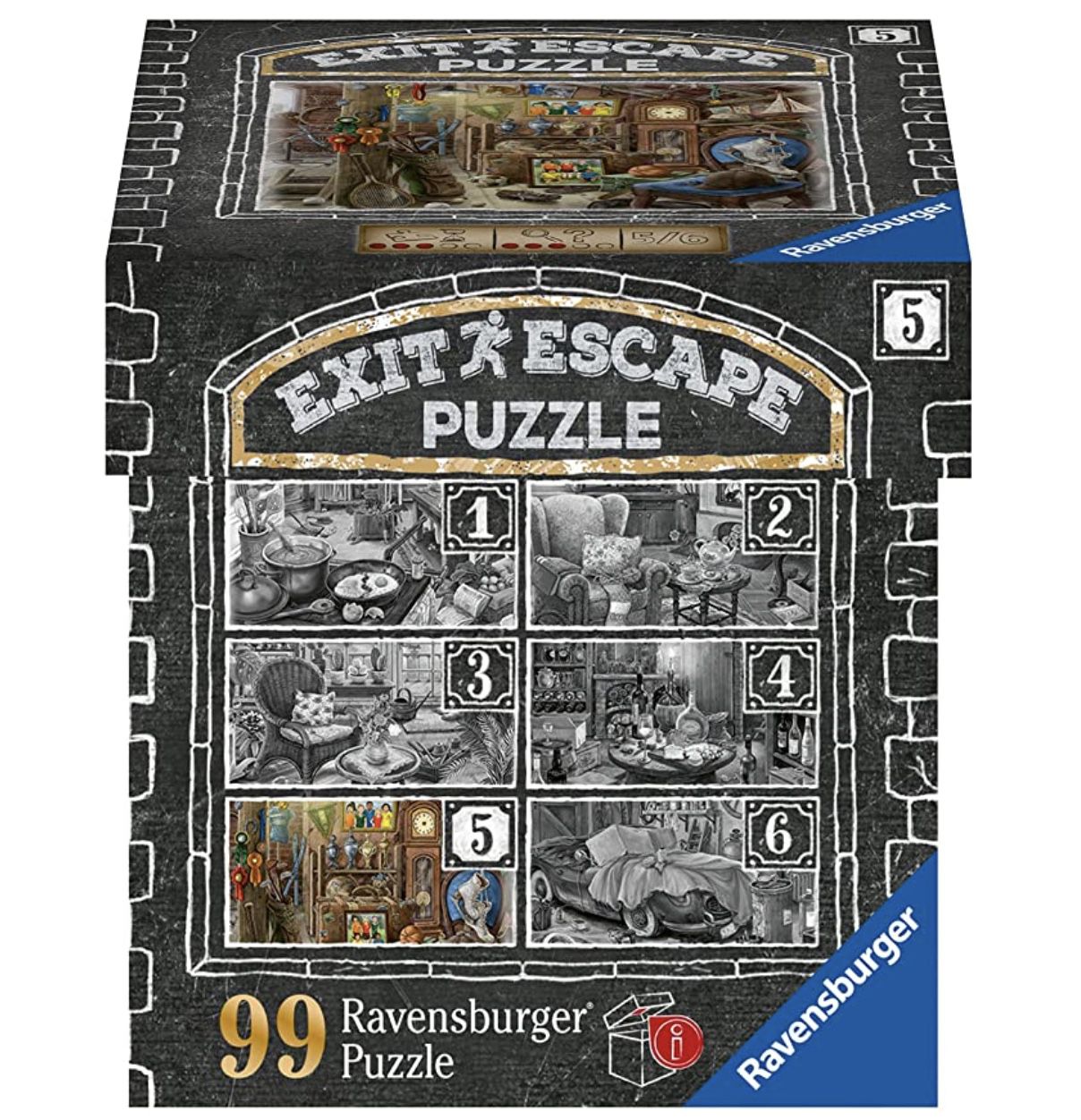 Ravensburger EXIT Puzzle 16881 Im Gutshaus Dachboden mit 99 Teilen für 3,23€ (statt 8€)   Prime