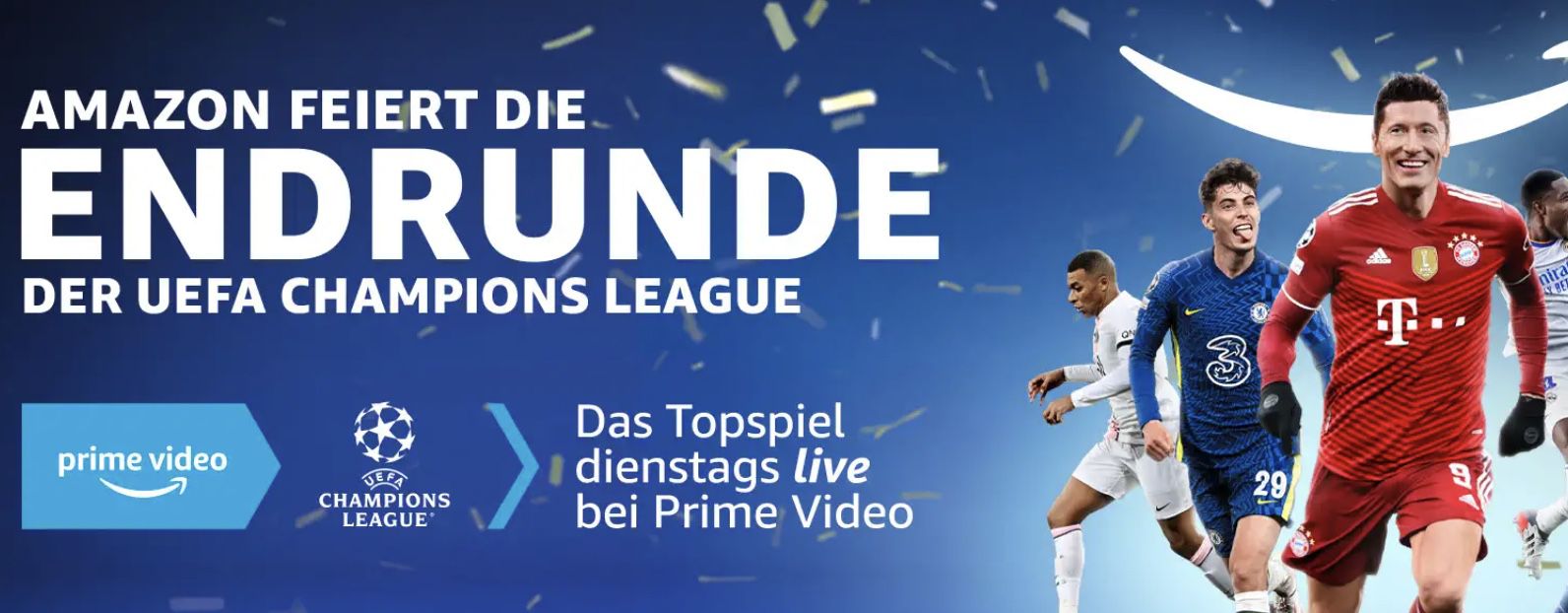 Amazon Prime: Bayern München vs. FC Salzburg im CL Achtelfinale