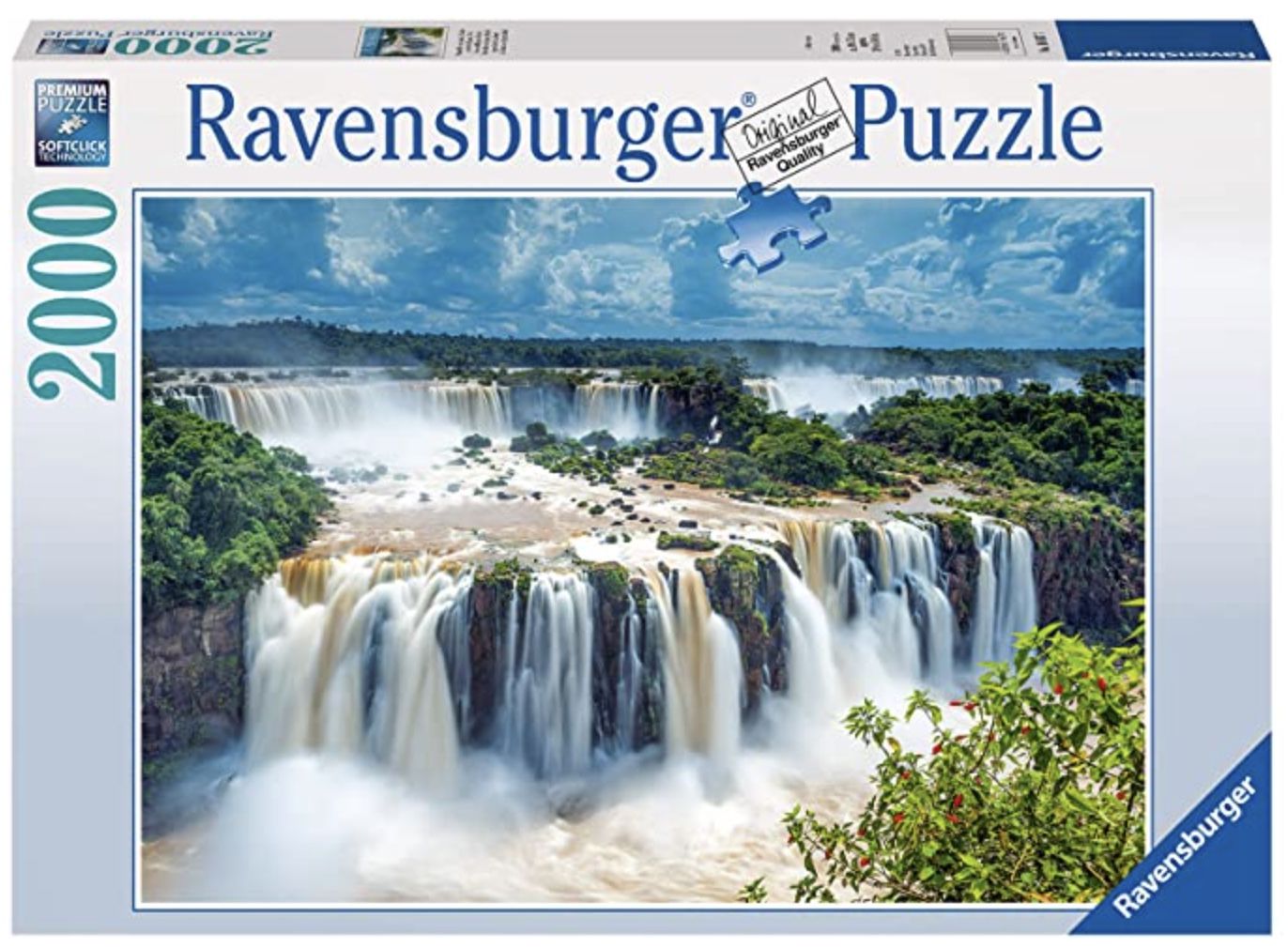 Ravensburger Puzzle 16607 Wasserfälle von Iguazu, Brasilien mit 2.000 Teilen für 12,49€ (statt 23€)