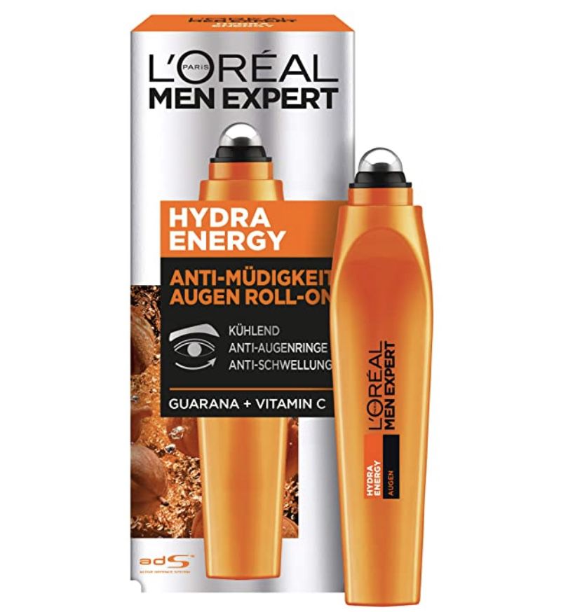 L&#8217;Oréal Men Expert Hydra Energy Anti-Müdigkeits Augen Roll-On ab 5,67€ (statt 10€) &#8211; Prime Sparabo
