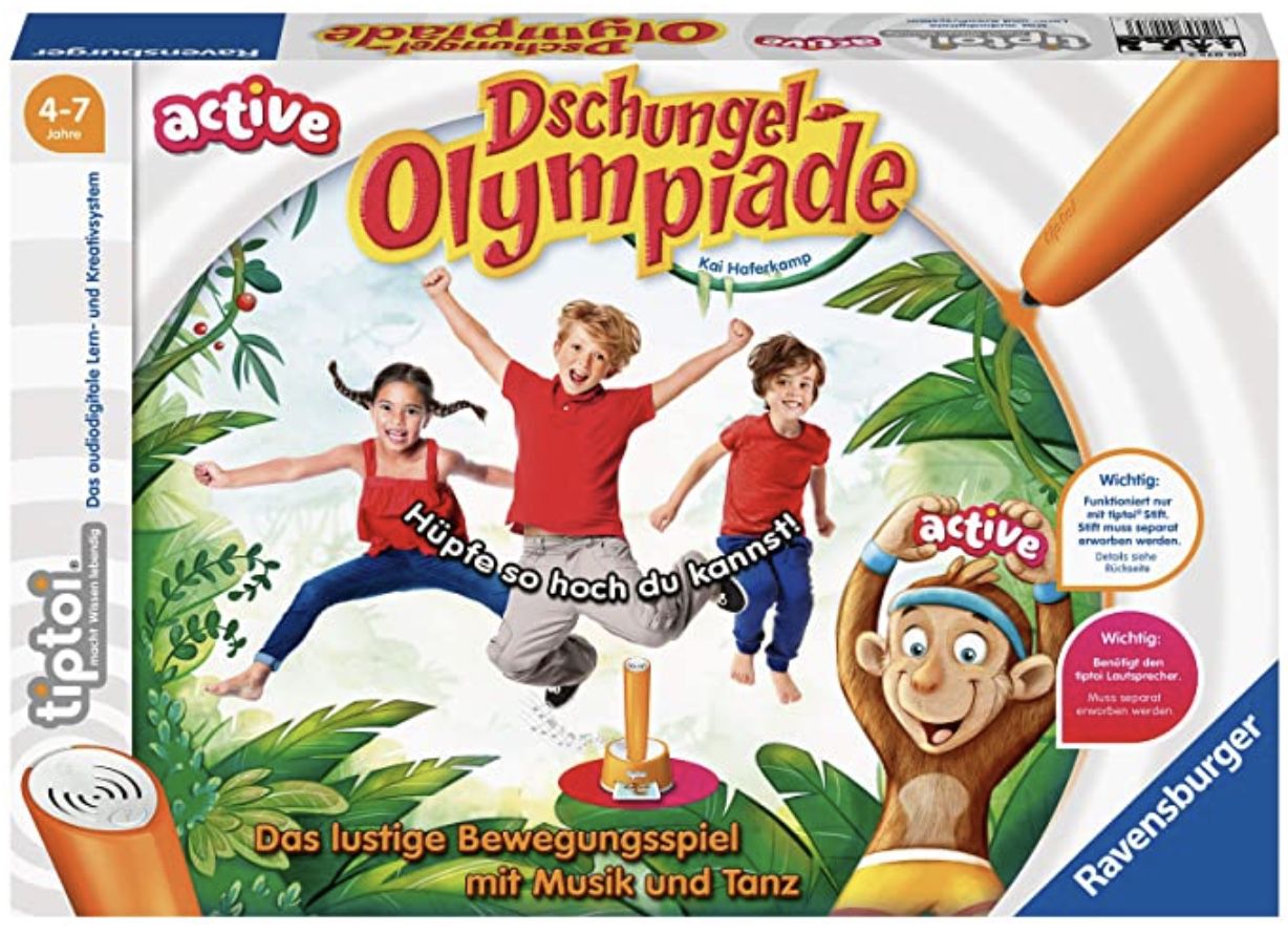 Ravensburger TipToi Active Dschungel Olympiade für 7,49€ (statt 19€)