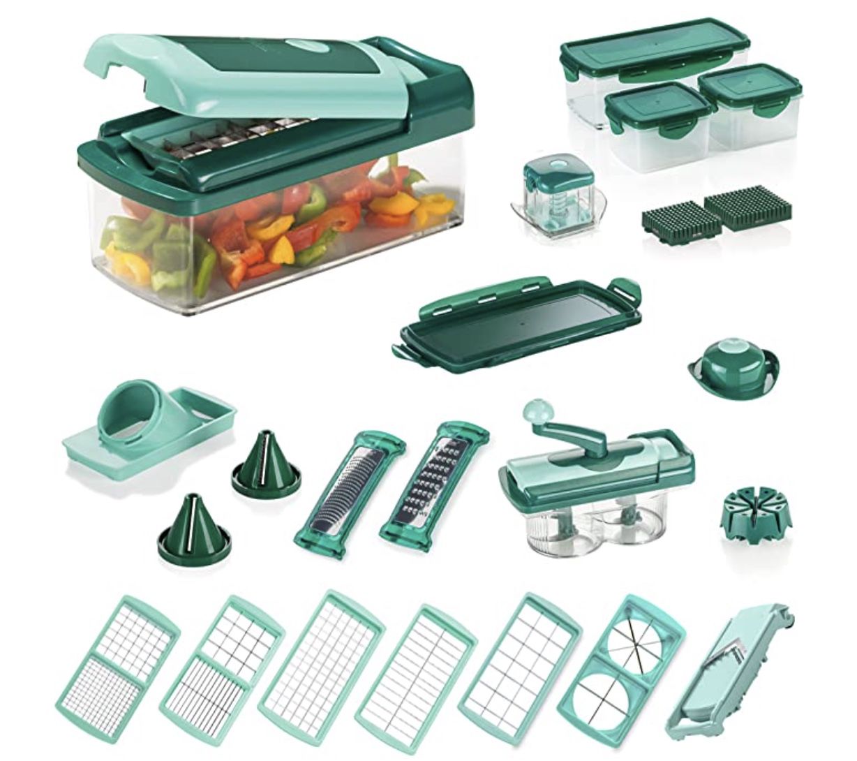 Genius Nicer Dicer Fusion Smart Set (34 Teile) inkl. Twist Alles Schneider für 67,46€ (statt 97€)