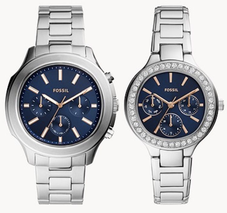 Fossil His and Hers Uhren Set mit Multifunktionswerk für 131,60€ (statt 188€)