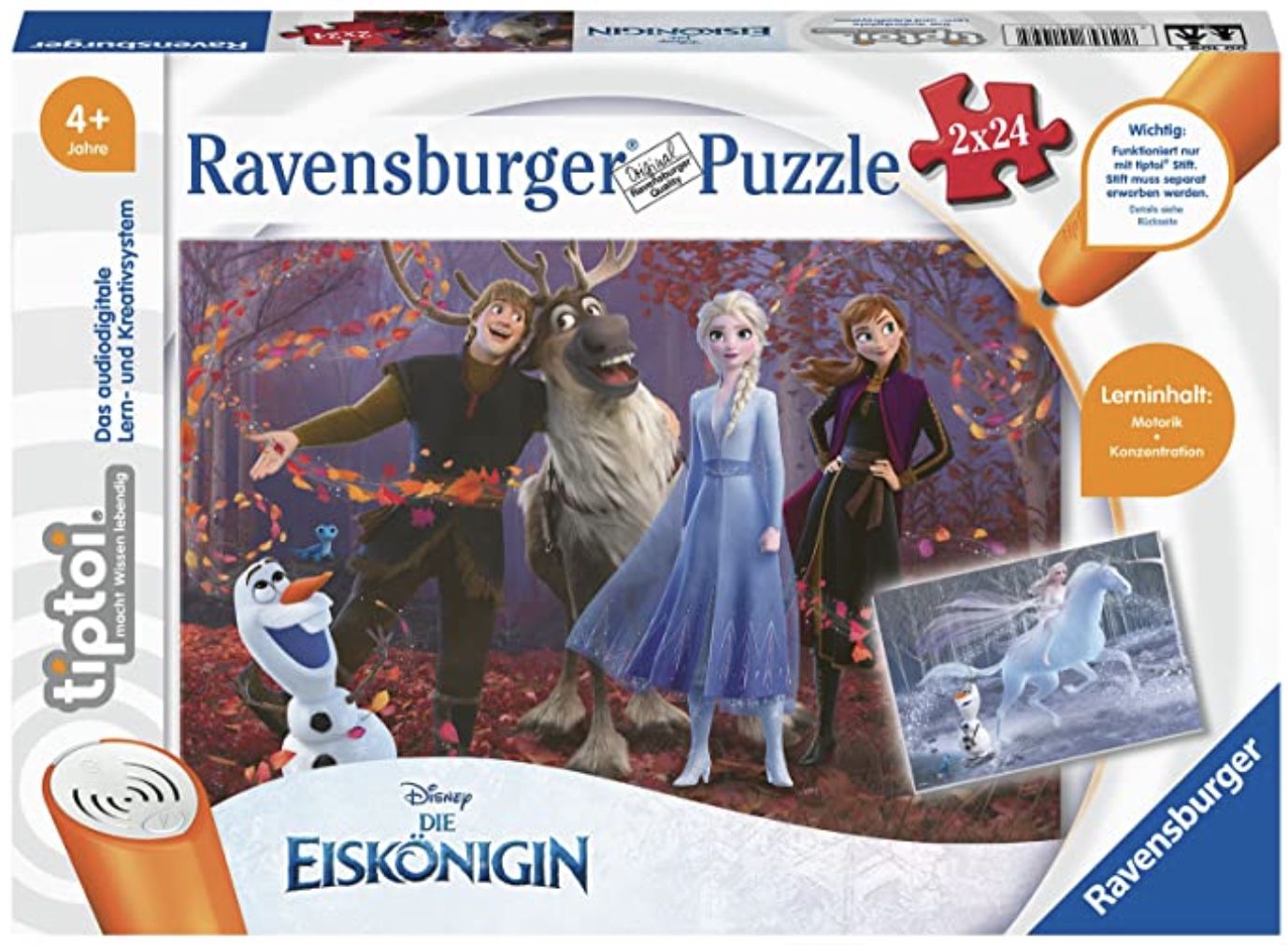 Ravensburger tiptoi Spiel Puzzle für kleine Entdecker: Die Eiskönigin für 8,99€ (statt 12€)   Prime