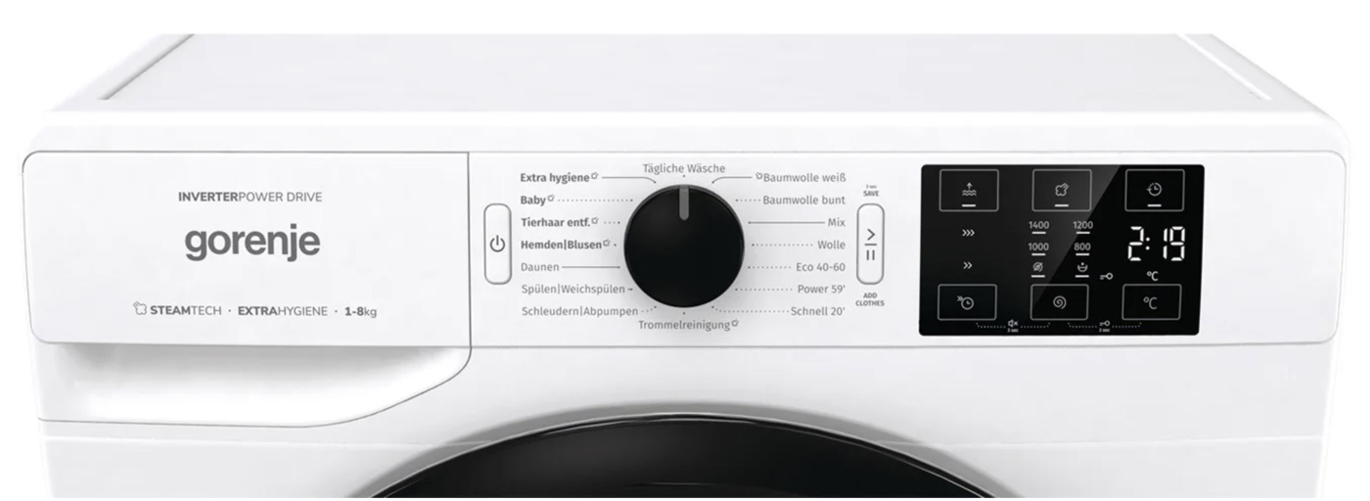 Gorenje WNEI84BPS Waschmaschine mit 8kg für 333,90€ (statt 434€)