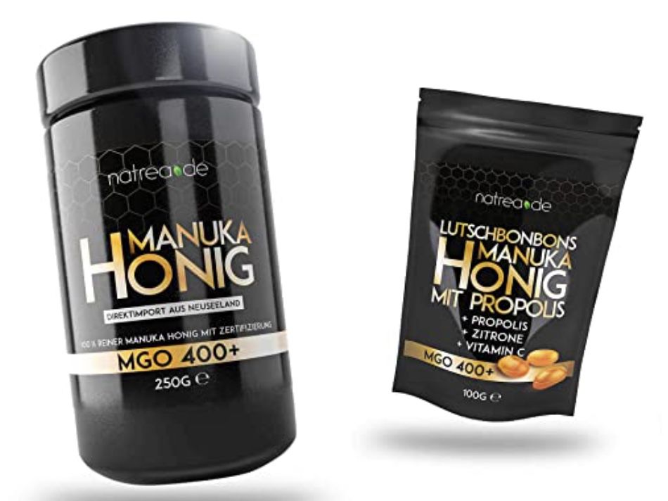 250g Natrea Manuka Honig 400 MGO + 100g Manuka Bonbons für 32,99€ (statt 40€)