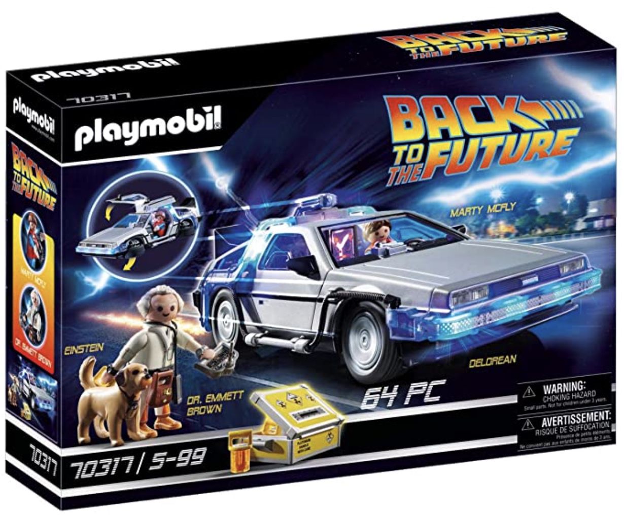 Playmobil (70317) Back to the Future DeLorean mit Lichteffekte für 33,78€ (statt 42€)