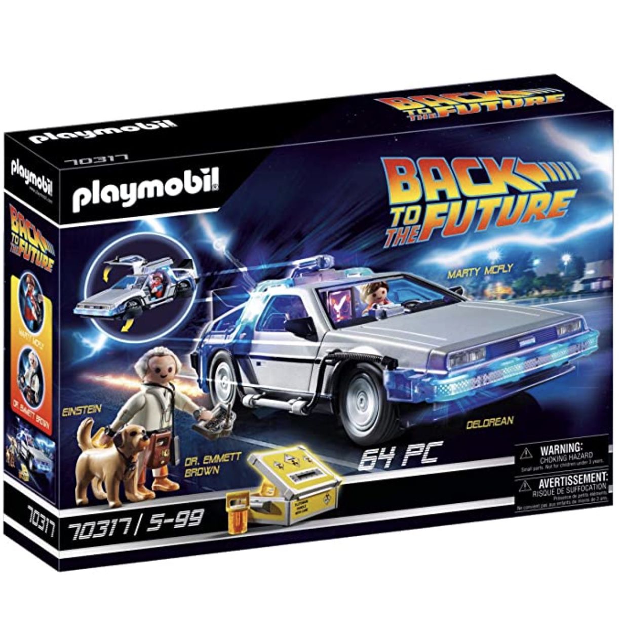 Playmobil (70317) Back to the Future DeLorean mit Lichteffekte für 33,78€ (statt 42€)