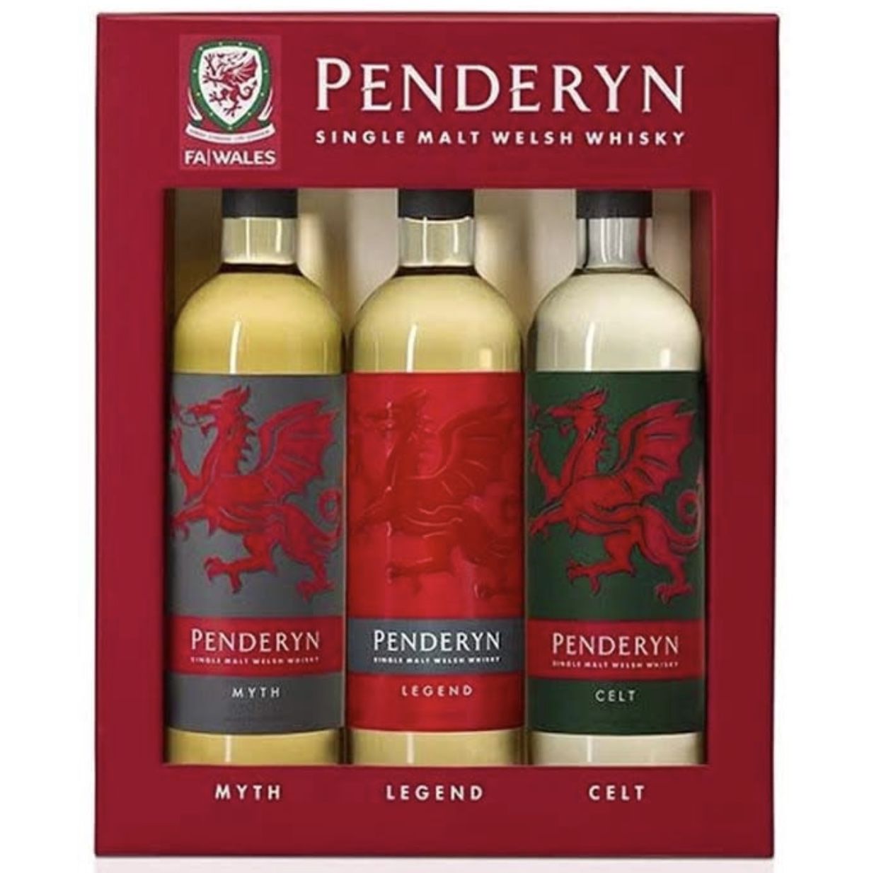 3x 200ml Penderyn Distillery Trio Dragon Range Single Malt Whisky für 26,79€ (statt 37€)