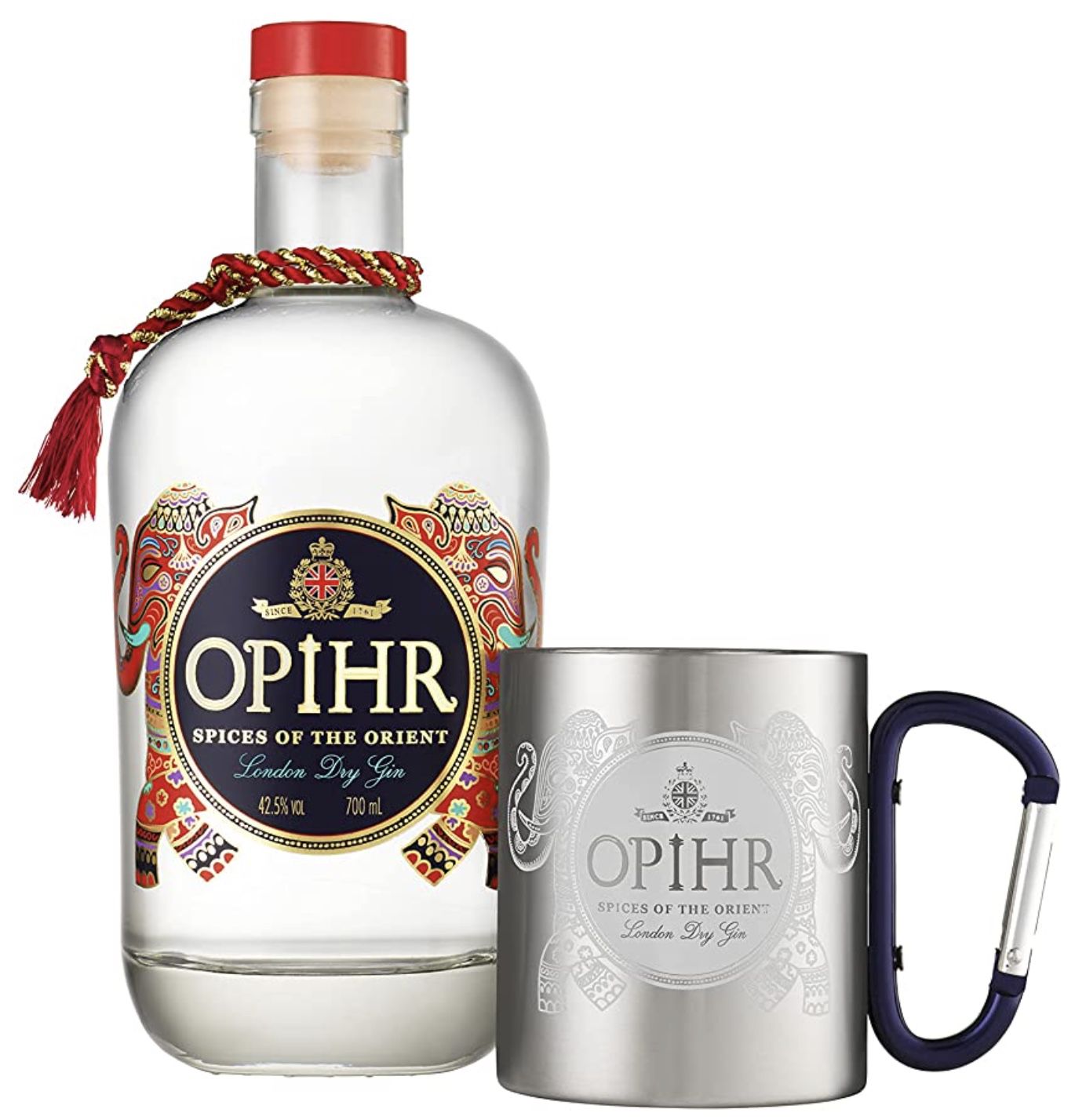 Opihr Oriental Spiced Gin Geschenk Set mit Becher für 19,78€ (statt 30€)   Prime