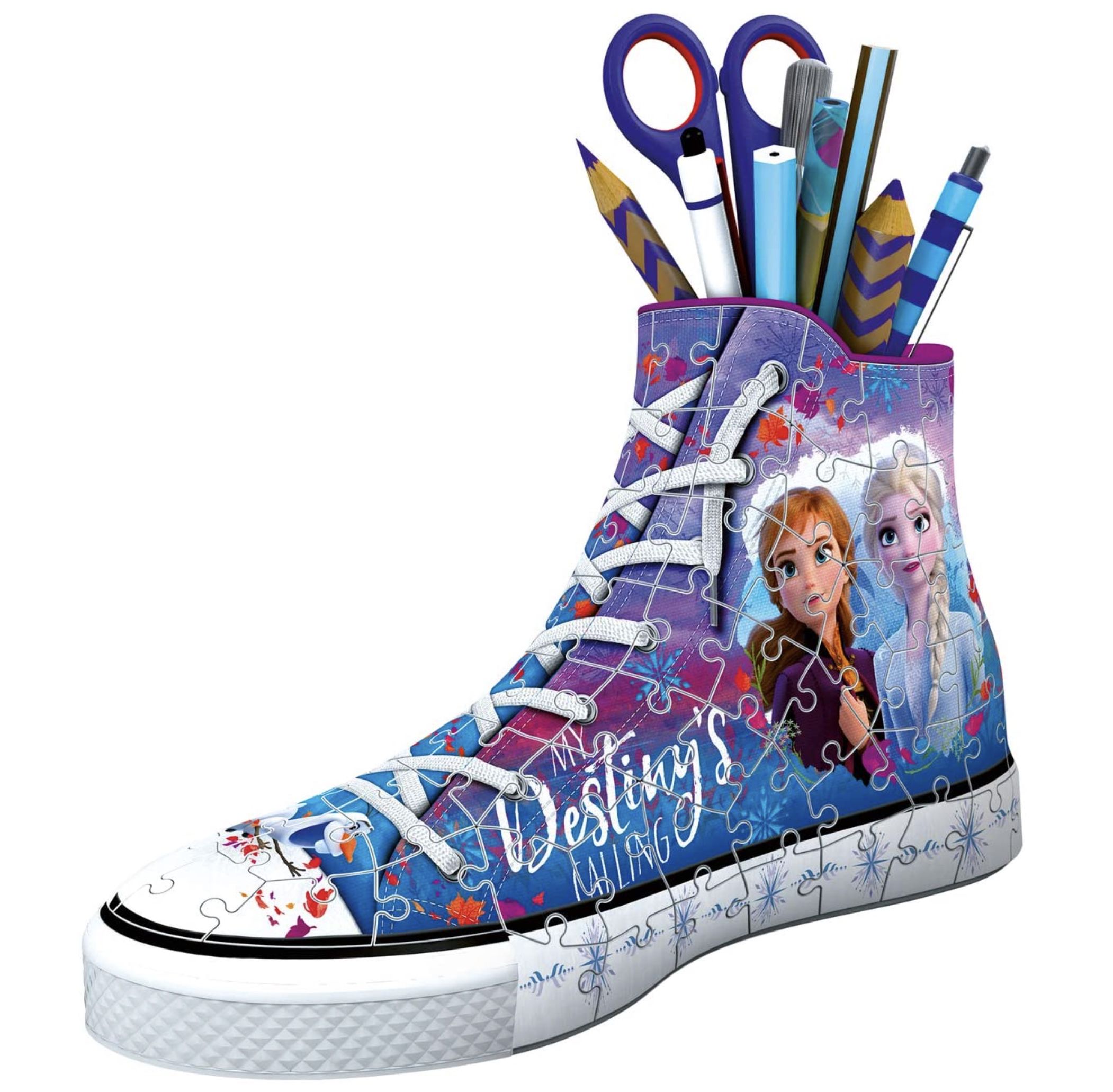 Ravensburger 3D Puzzle Sneaker Disney Frozen als praktischer Stiftehalter für 10€ (statt 18€)   Prime