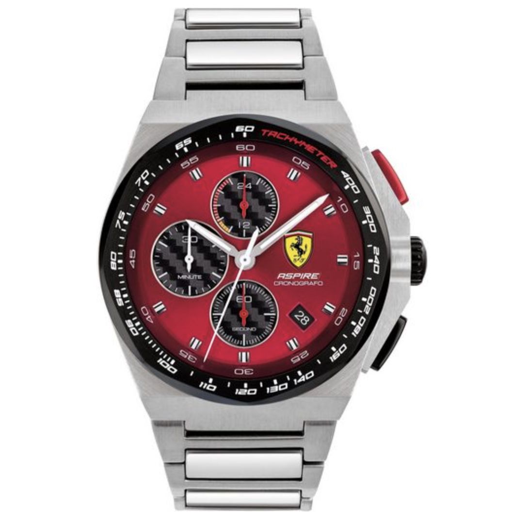 Scuderia Ferrari Chronograph Aspire mit Tachymeterskala für 254€ (statt 284€)