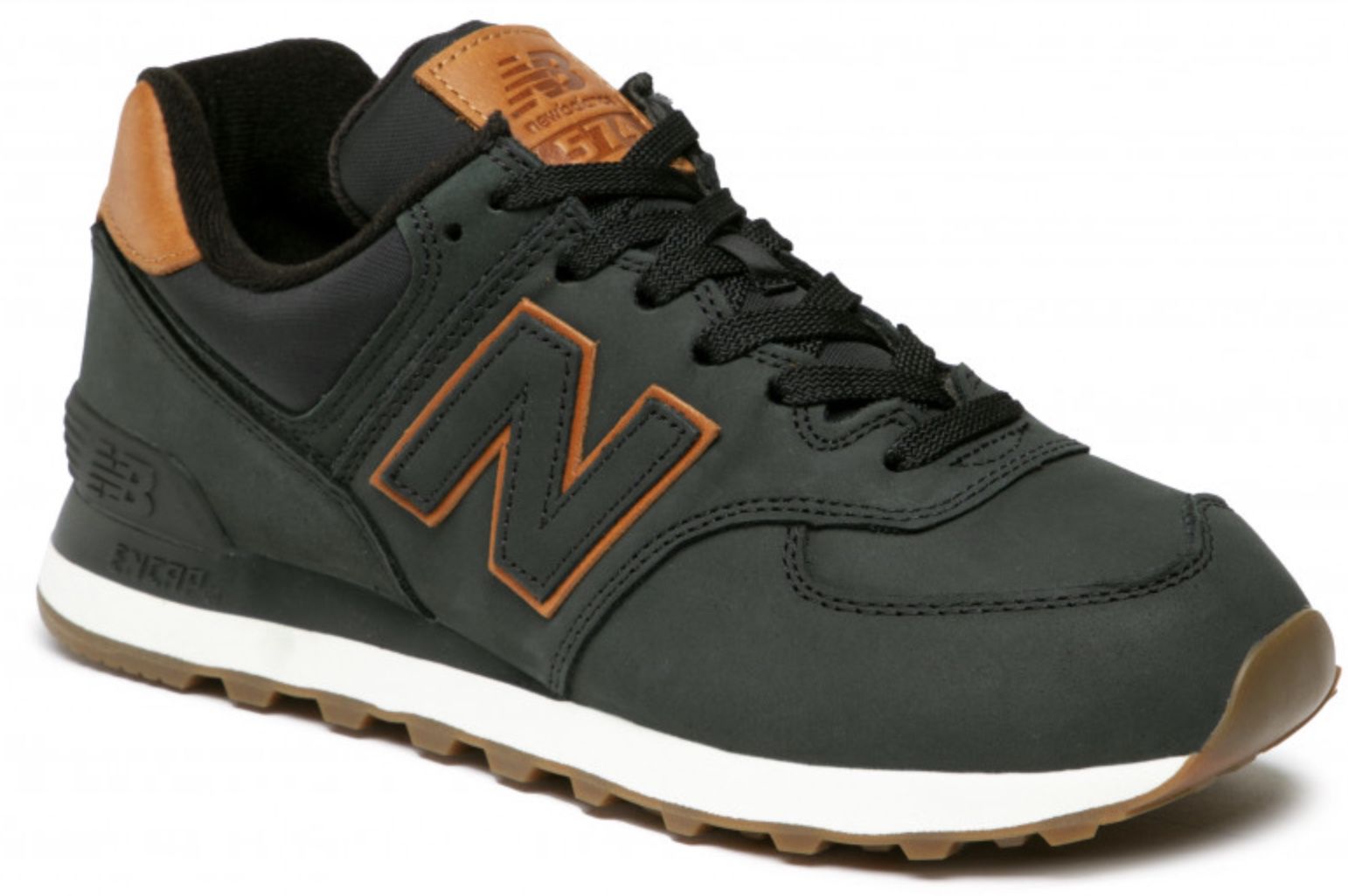 New Balance ML574NBI Herren Ledersneaker bis Gr. 44 für je 64€ (statt 83€)