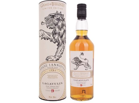 Lagavulin Single Malt Scotch Whisky 9 Jahre   Haus Lannister Game of Thrones Limitierte Edition 0.7 l für 62,99€ (statt 86€)