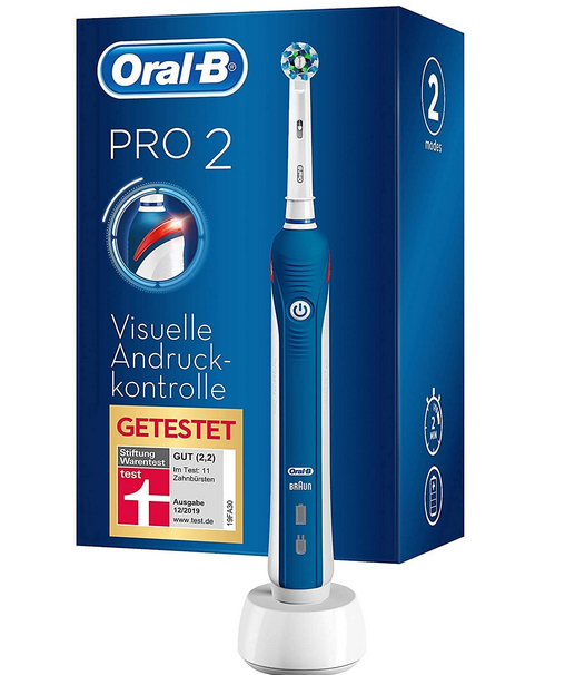 Oral B Pro 2 2900 elektrische Zahnbürste für 34,95€ (statt 46€)