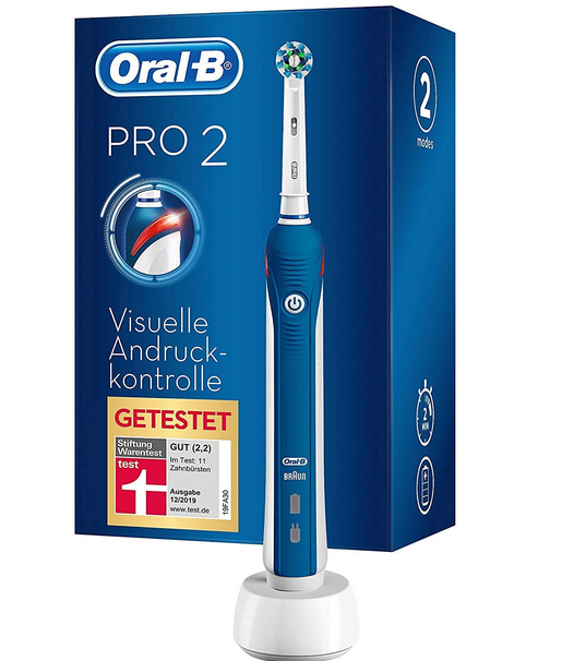 Oral B PRO 2 2000N elektrische Zahnbürste für 34,95€ (statt 52€)