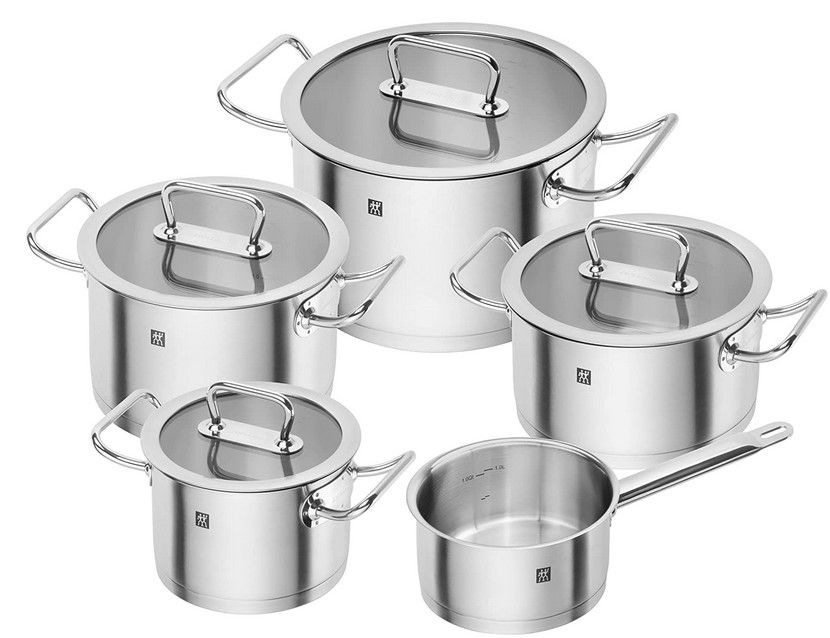 Zwilling Pro S Topfset mit Glasdeckeln 5 teilig für 134,29€ (statt 198€)