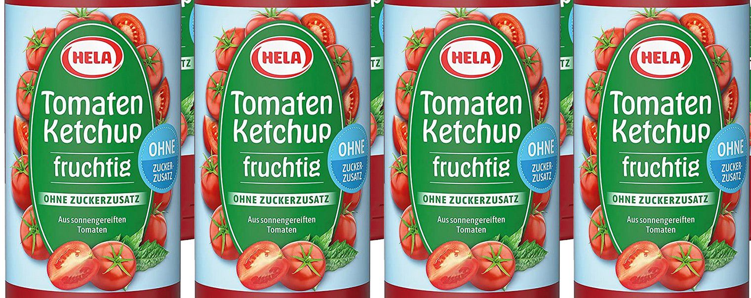 Hela Tomaten Ketchup fruchtig Sauce 12 x 300ml für 9,99€ (statt 19€) MHD 30.04.2022