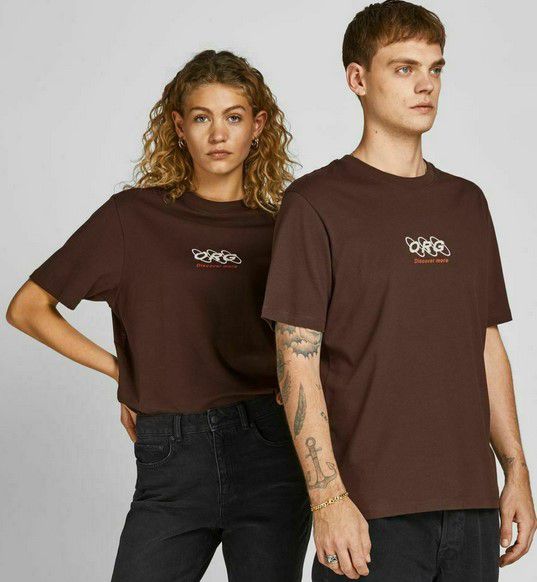 Jack & Jones Unisex T Shirt Oversize Male Logo Print für je 10,07€ (statt 18€)