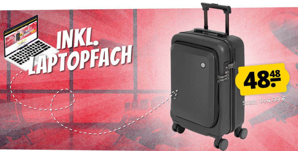 HP Notebook Trolley All in One auf Rollen inkl. Notebook Fach für 52,43€ (statt 69€)