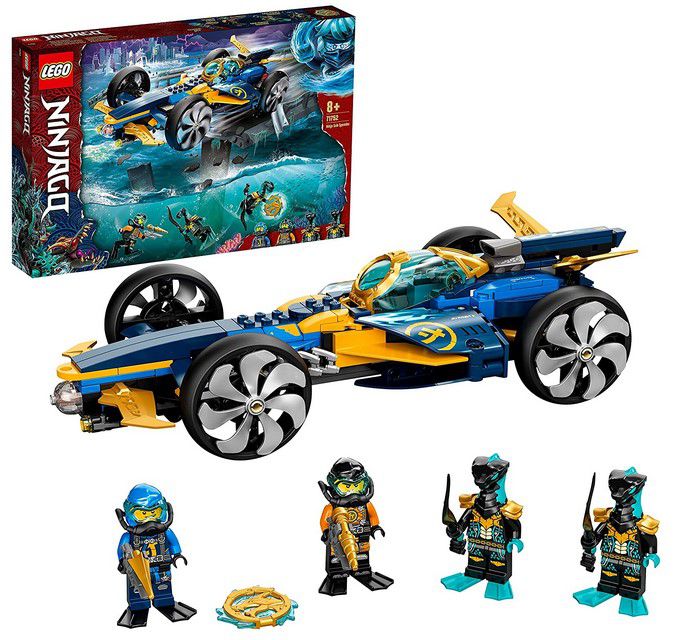 LEGO 71752 NINJAGO Ninja Unterwasserspeeder 356 Teile inkl. Ninja Mini Figuren für 24,99€ (statt 33€)   Prime