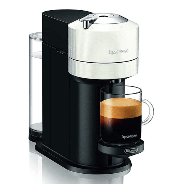 DeLonghi Next ENV 120.W Nespresso Vertuo Kaffeekapselmaschine für 77€ (statt 88€) + gratis 20 o. 100 Kapseln