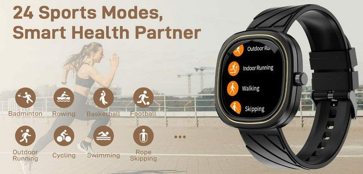 DOOGEE Ares Wasserdichte Smart Watch für 19,99€ (statt 35€)