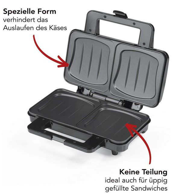 MAXXMEE Sandwich Maker XXL 900W für 24,90€ (statt 30€)