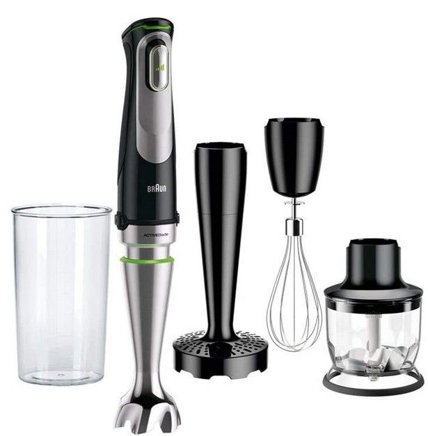 BRAUN Set MultiQuick 9 MQ9027X Stabmixer mit Schneebesen 1000 W für 80,99€ (statt neu 139€)  refurb