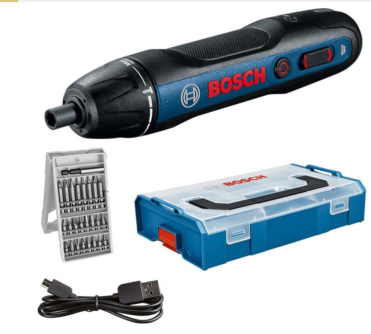 Bosch GO Akku Schrauber mit 3,6V & Bit Set für 57,85€ (statt 67€)