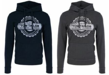 Tom Tailor Herren Logo Print Hoody für 29,99€ (statt 40€)
