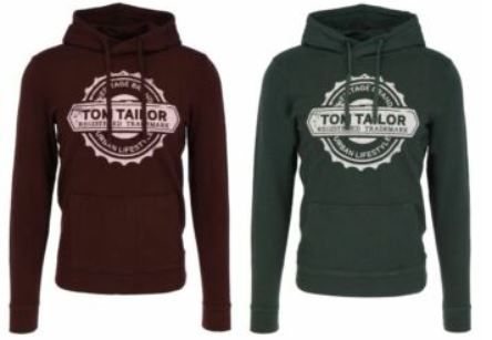 Tom Tailor Herren Logo Print Hoody für 29,99€ (statt 40€)